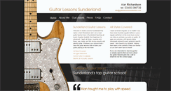 Desktop Screenshot of guitarlessonssunderland.com